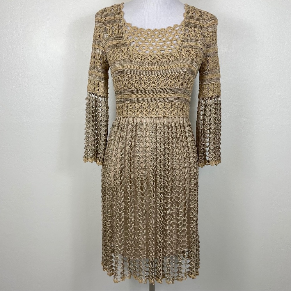 NWT Anthropologie Leifsdottir Crochet Dress